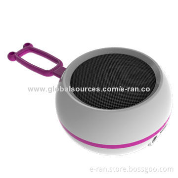 2014 New Portable Bluetooth Speaker, ER-BT03, for Sports, with Bluetooth Version 3.0
